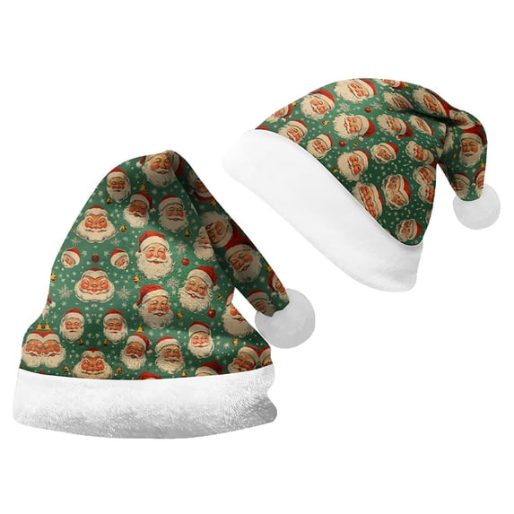 LIZUOJUN Under $5 Santa Hat For Adults Snug Fit Gentle On Skin Holiday Outfit Cold Weather Wear Holiday Present Soft Knit Cozy Warmth Breathable Knit Lightweight Design, M