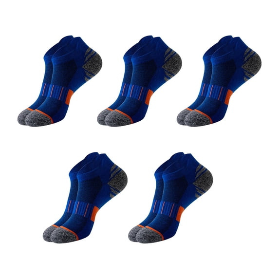 DailyChi Under $6 No Show Socks for Women 5 Pairs Cotton Athletic Socks Cushioned Sole Casual Socks Moisture Wicking Non Slip Socks Must Haves for Women Cushioned Sole Support, One Size