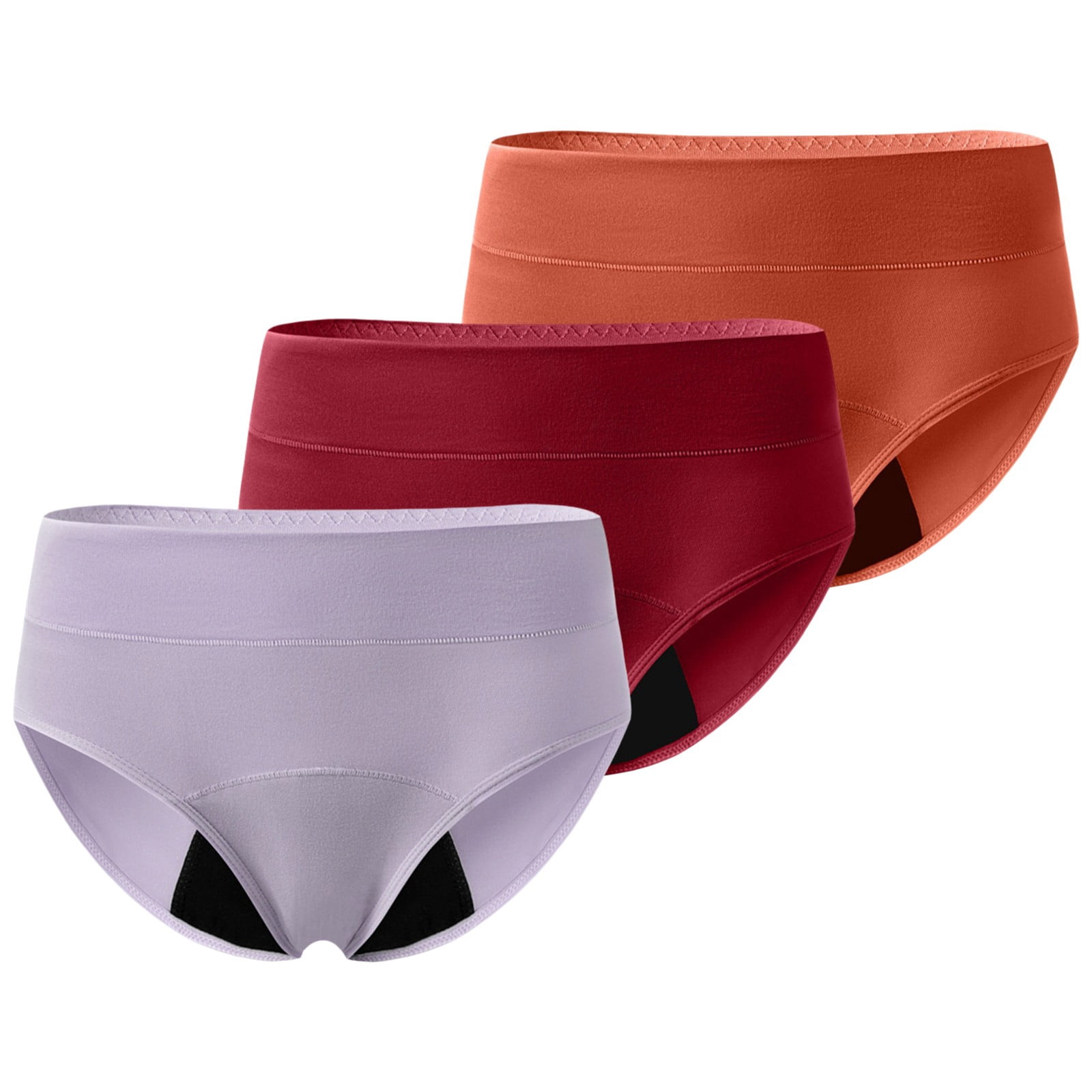 Ice Rising LIZUOJUN Under $8 Underwear Women 3 Pack Briefs Mid Rise Soft Stretch ...