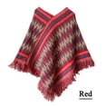 thumbnail image 1 of LIZUOJUN Boho Knit Poncho Cape for Women Ethnic Geometric Winter Wrap Festive Gift for Winter Everyday Wear for Holiday Season Outfit for Daily Casual Outfit One Size, 1 of 4