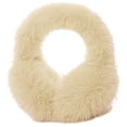 thumbnail image 1 of LIZUOJUN Foldable Fluffy Earmuffs Degrees Behind-the-Head Blended Fabric Winter Windproof Ear Muffs for Running, Skiing & Cycling Yellow One Size, 1 of 2