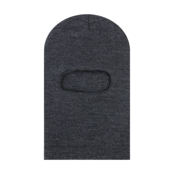 LIZUOJUN Kids Knit Balaclava Beanie Solid Color Winter Face Covering Hat Warm Soft Knitted Cap for Toddlers & Infants Dark Gray One Size