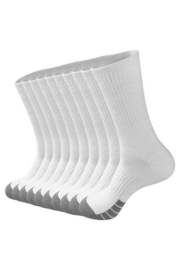 Sock Slippers Men 's Basketball Socks Solid Color Short Socks 5Pc Fleece Lined Slipper Socks Winter Slipper House Socks G One Size