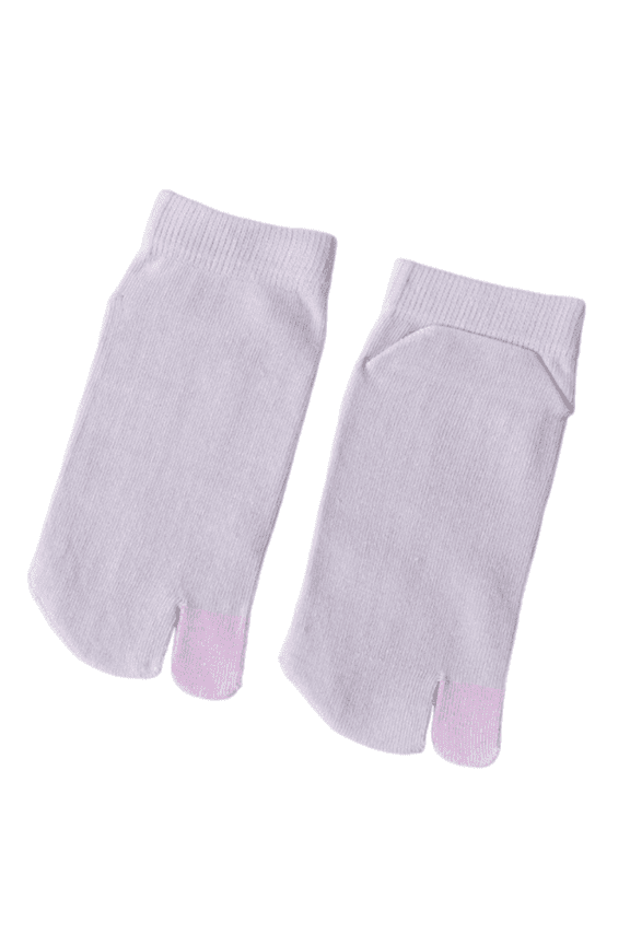 Socks 2Pcs Split Toe Socks Women Men Socks Non Slip Flop Socks for Sports Shoes Leather Shoes Sandals Fuzzy Crew Socks Purple A