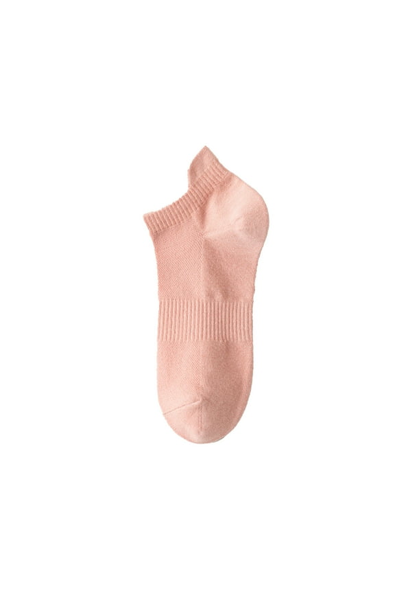 Socks Ankle Socks Thin Cotton Socks Women 's Thin Athletic Running Low Cut No Show Socks with Heel Tab Fuzzy Crew Socks Pink One Size