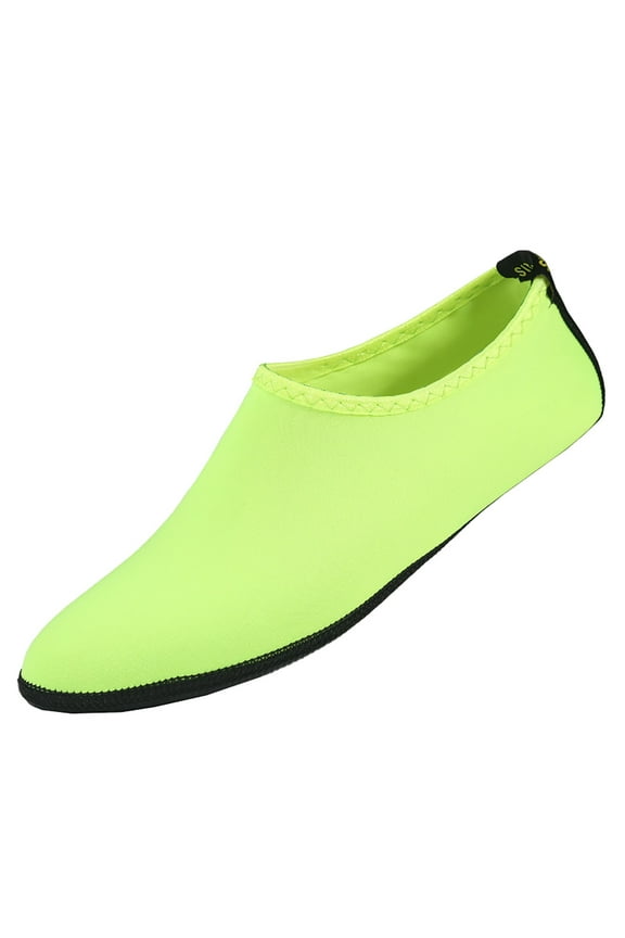 Socks Men 's and Women 's Water Socks Barefoot Speed Dry Anti-Skid Water Socks Yoga Winter Sleep Casual Fuzzy Crew Socks Yellow L