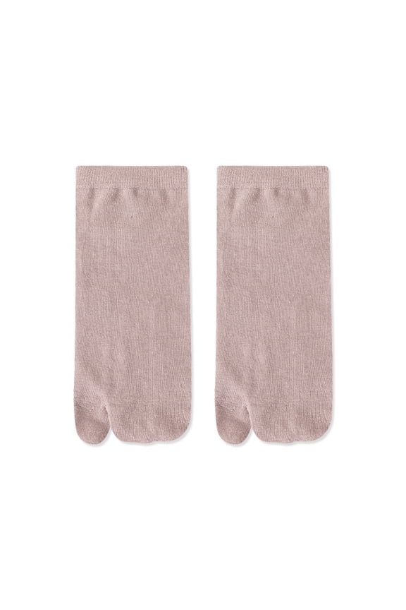 Socks Split Toe Design Separates Toes Bunion and A Bunion Pad Toe Friction and Hallux Valgus Fuzzy Crew Socks Hot Pink One Size