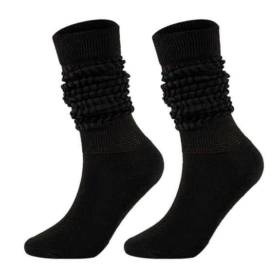 LIZUOJUN Stockings Medium High Tube Bubble Socks Fashionable and Versatile Socks Men and Women Socks of the Same Style Black One Size