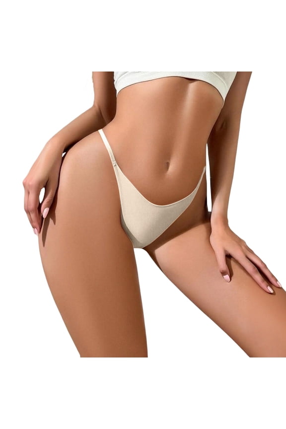 Under $2 Underwear Women No Show Hipster Thong T Back Underwear Silky G String For Everyday Wear Cheeky Bikini Briefs S-XL