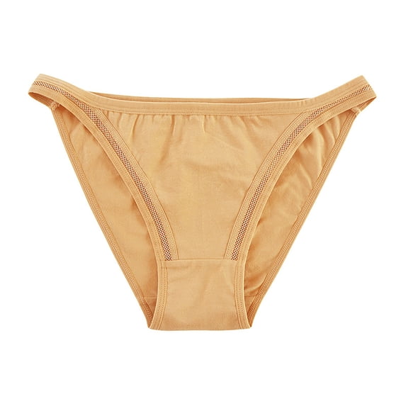 LIZUOJUN Under $3 Cotton Underwear For Women Hipster Stretch Comfortable No Show Moisture-Wicking Low Rise Mesh Side Cheeky Bikini Panties M,L,XL