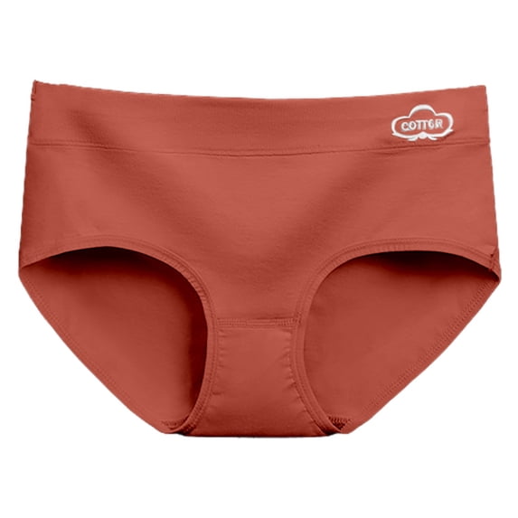 LIZUOJUN Under $3 Cotton Underwear For Women Mid Rise Briefs Tummy Control Moisture-Wicking Full Coverage Regular & Plus Size M-4XL