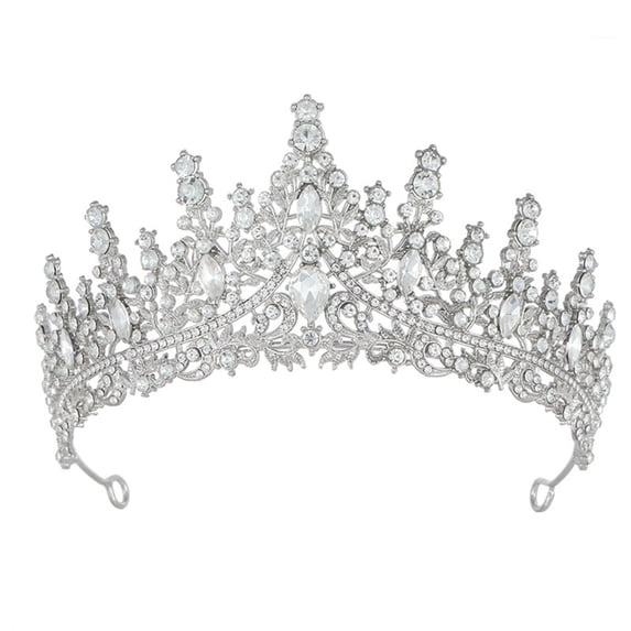 LIZUOJUN Under $6 Headband for Women Sparkly Rhinestone Elegant Crown Glitter Birthday Party Costume Decor Hair Accessories, Pink
