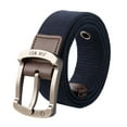 thumbnail image 1 of LIZUOJUN Under $6 Men's Belt With Classic Pin Buckle Quick Release For Work Business And Casual Outdoor Daily Wear Office Outings Everyday, Blue, 1 of 2