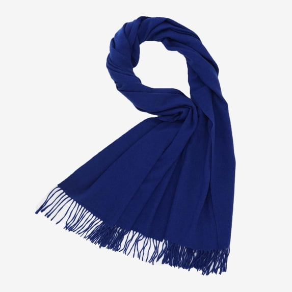 LIZUOJUN Under $8 Long Scarf Lightweight Soft Feel Calssic Shawls And Fall Shawl Warm Winter Scarf Thermal Neck Wrap For Cold Weather Blue,One Size