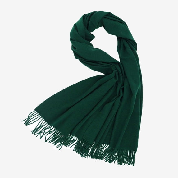 LIZUOJUN Under $8 Long Scarf Lightweight Soft Feel Calssic Shawls And Fall Shawl Warm Winter Scarf Thermal Neck Wrap For Cold Weather Green,One Size