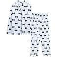 thumbnail image 1 of LIZUOJUN Women's Pajama Set 2 Piece Lounge Set Loungewear Soft Sleepwear Long Sleeve Lapel Vest Pants For Autumn And Winter, White,XXL, 1 of 2