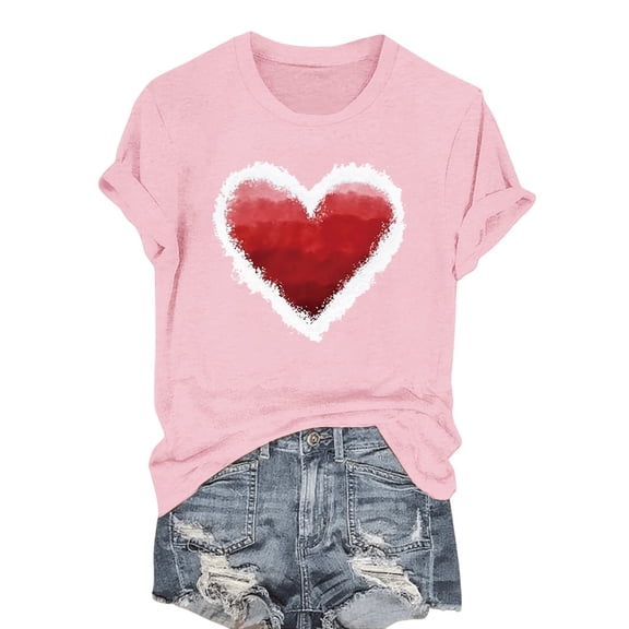 LIZUOJUNF Short Sleeve for Women Short Sleeve Tops Crew Neck Blouses Plus Size Blouses Dressy Casual, 3XL