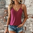 thumbnail image 1 of LIZUOJUNF Womens Slim-Fit Camisole Sleeveless Summer V Neck Fit Tank Tops 2026 Summer Casual Trendy RD1 L, 1 of 6