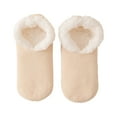 thumbnail image 1 of LIZUOJUNUnisex Fluffy Fuzzy Warm Slipper Socks for Men WomenWinter Warm Plush Floor SocksNon-Slip Cozy Home Footwear for Couples (1 Pair)BeigeOne Size, 1 of 3