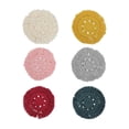 thumbnail image 1 of LIZZ 6-piece Coaster Set With Tassels, Suitable For Home Kitchen And Living Room Decoration, 1 of 6