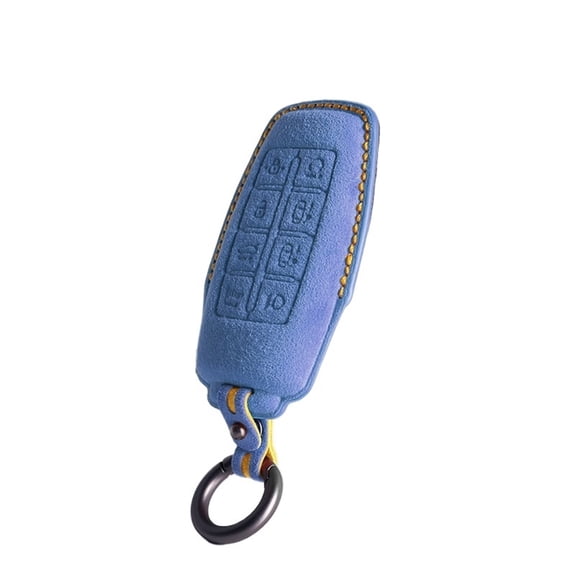 LIZZ Suede Fit For Genesis G80 GV70 GV80 2019 2020 2021 2022 Car Key Case Auto Accessories Remote Keychain Shell Protectors