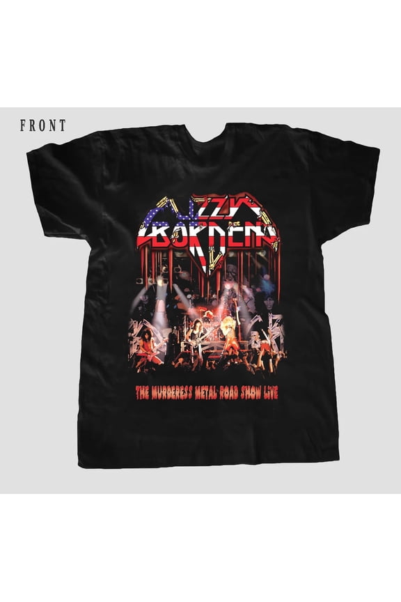 LIZZY BORDEN BAND METAL ROAD SHOW LIVE T Shirt Full Size S-5XL