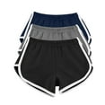 thumbnail image 1 of LIaqionyy 3 Pack Sports Shorts for Women 2024 Running Workout Yoga Dance Short Pants Summer Gym Clothes, 1 of 7