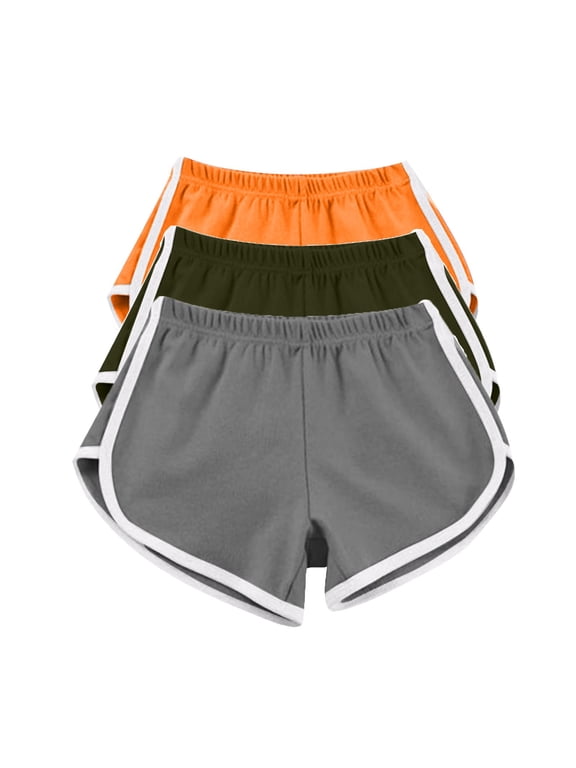 3 Pack Sports Shorts for Women 2024 Running Workout Yoga Dance Short Pants Summer Gym Clothes