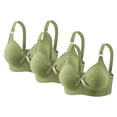 thumbnail image 1 of LIaqionyy 3 Pack Womens Bras No Underwire Push Up Full Coverage Everyday Wireless Bra Comfortable Supportive Adjustable Bralette, 1 of 7