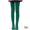 thumbnail image 1 of LIaqionyy 3Pack Women's Opaque Pantyhose Girls Solid Color Ballet Tights Soft High Waisted Dance Socks Baselayer Leggings, 1 of 6