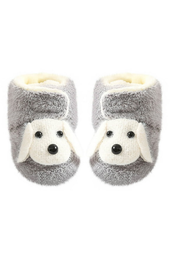 Baby Infants Toddlers Soft Sole Socks Antislip 1 Pair Sock Shoes Baby Boys Girls Shoes Kids Warm Winter Shoes