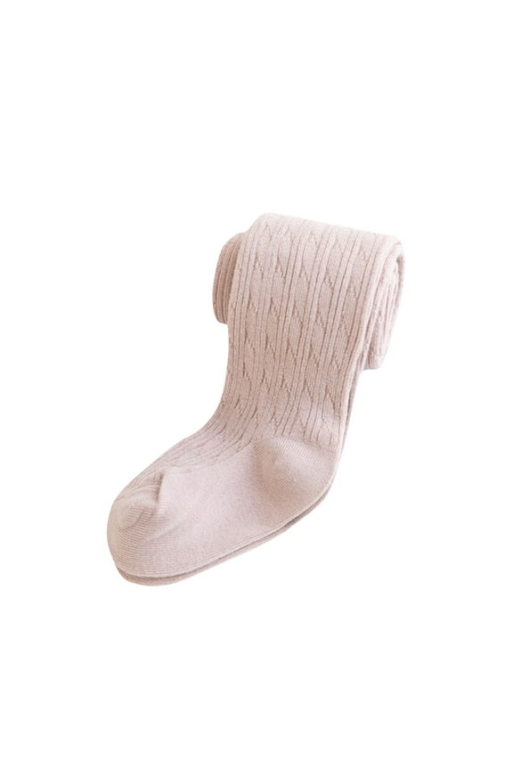 Baby Kids Girls Tights Solid Color Cotton Leggings Stretchy Footed Dance Ballet Stockings Pantyhose