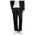 thumbnail image 1 of LIaqionyy Big and Tall Dress Pants for Mens Loose Wide Leg Suit Pant Casual Work Office Trousers with Pockets, 1 of 6