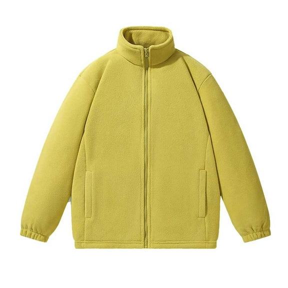 LIaqionyy Big and Tall Jacket for Men's Fleece Sweatshirt Zip up Jackets Warm Winter Coats Clothes S-5XL
