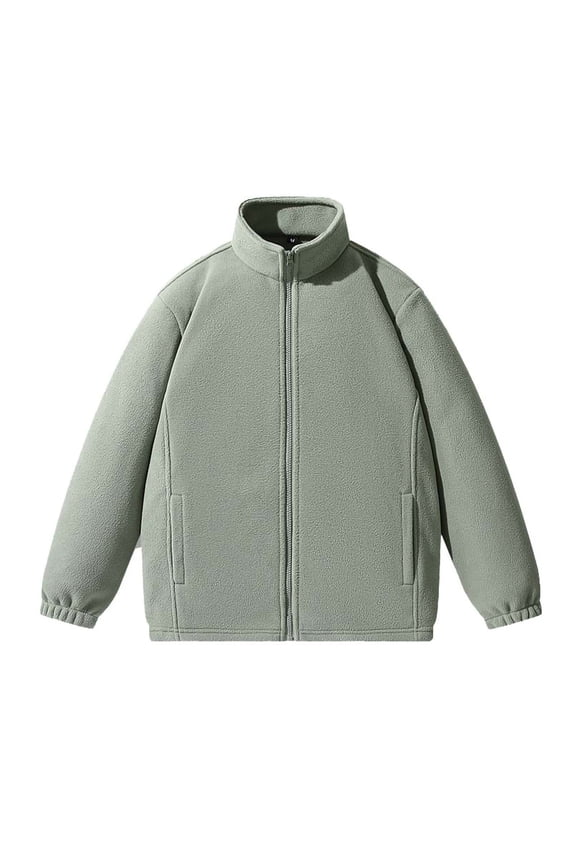 Big and Tall Jacket for Men's Fleece Sweatshirt Zip up Jackets Warm Winter Coats Clothes S-5XL