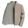 thumbnail image 1 of LIaqionyy Big and Tall Jacket for Mens Full Zip Long Sleeve Jackets Casual Business Work Coats with Pockets, 1 of 7