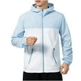 thumbnail image 1 of LIaqionyy Big and Tall Jacket for Mens Hoodie Jackets Full Zip Workout Running Outerwear with Pockets, 1 of 7