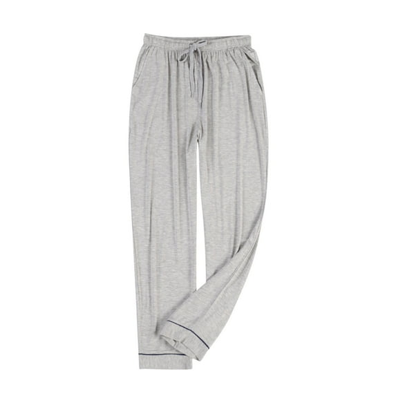 LIaqionyy Big and Tall Pajama Pant for Men's Sleepwear Soft Pjs Bottoms Sleep Lounge Long Pants with Drawstring