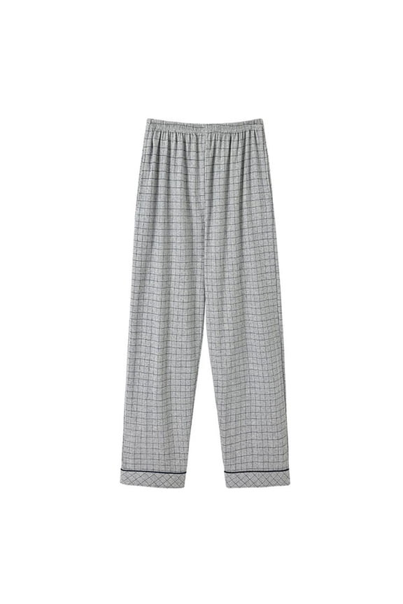 Big and Tall Pajama Pants for Mens Plaid Bottoms Loose Long Pjs Stretchy Sleepwear Lounge Pant