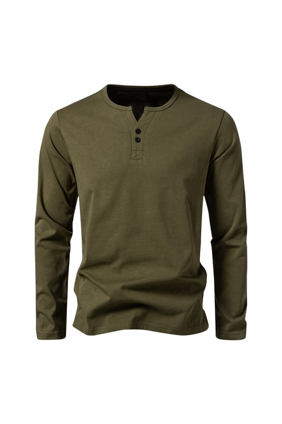 Big and Tall Shirts for Men Fall Casual Pullover Classic Long Sleeve Shirt Fashion Clothes