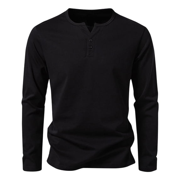 LIaqionyy Big and Tall Shirts for Men Fall Casual Pullover Classic Long Sleeve Shirt Fashion Clothes