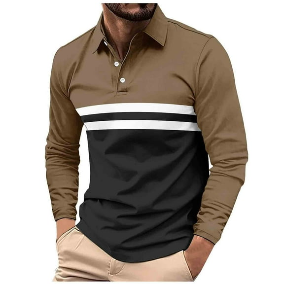 LIaqionyy Big and Tall Shirts for Men's Casual Button up Collared Classic Long Sleeve Pullover Office Tops