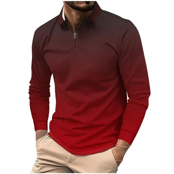 LIaqionyy Big and Tall Shirts for Men's Classic Collared Casual Shirt Fashion Long Sleeve Business Tops