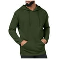 thumbnail image 1 of LIaqionyy Big and Tall Shirts for Mens Hoodie Casual Pullover Shirt Tops Fall Winter Clothes with Pocket, 1 of 6