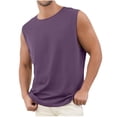 thumbnail image 1 of LIaqionyy Big and Tall Sleeveless for Men Workout Tank Tops Casual Loose Comfortable Running Muscle T Shirts, 1 of 4