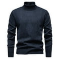 thumbnail image 1 of LIaqionyy Big and Tall Sweater for Mens Crew Neck Knit Pullover Long Sleeve Warm Tops Fall Winter Sweaters, 1 of 4