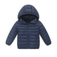 thumbnail image 1 of LIaqionyy Boys Puffer Jacket Lightweight Winter Warm Quilted Zip up Closure Coat Hooded Outerwear with Pockets, 1 of 6