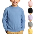 thumbnail image 1 of LIaqionyy Boys Sweater Crew Neck Pullover Knit Soft Long Sleeve Fall Winter Casual Top Sweaters for Kids, 1 of 8