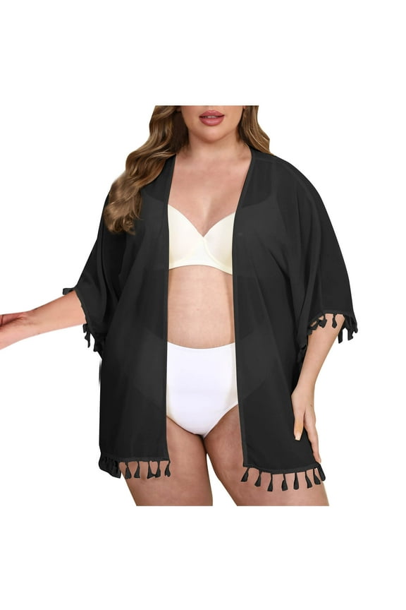 Cardigan for Women's Cover up Casual Loose Summer Lightweight Open Front Beach Vacation Coverups