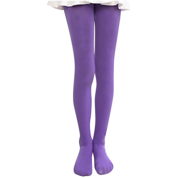LIaqionyy Cute Baby Girls Tights Seamless Stretchy Footed Leggings Stockings Pantyhose Pants 3-12 Years